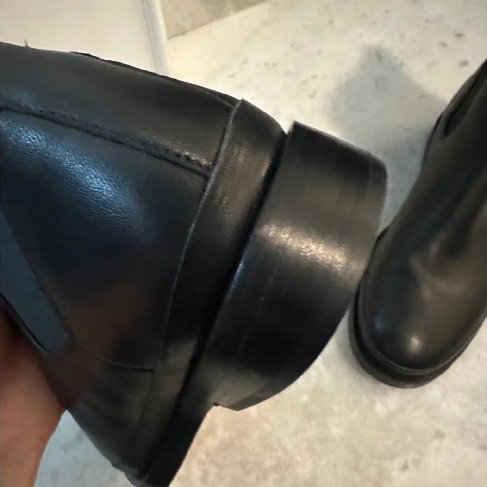 Vince Cecyl Leather Ankle Boots